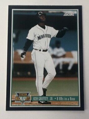1994 Score #628 Ken Griffey Jr. HL Season Highlights - Seattle Mariners
